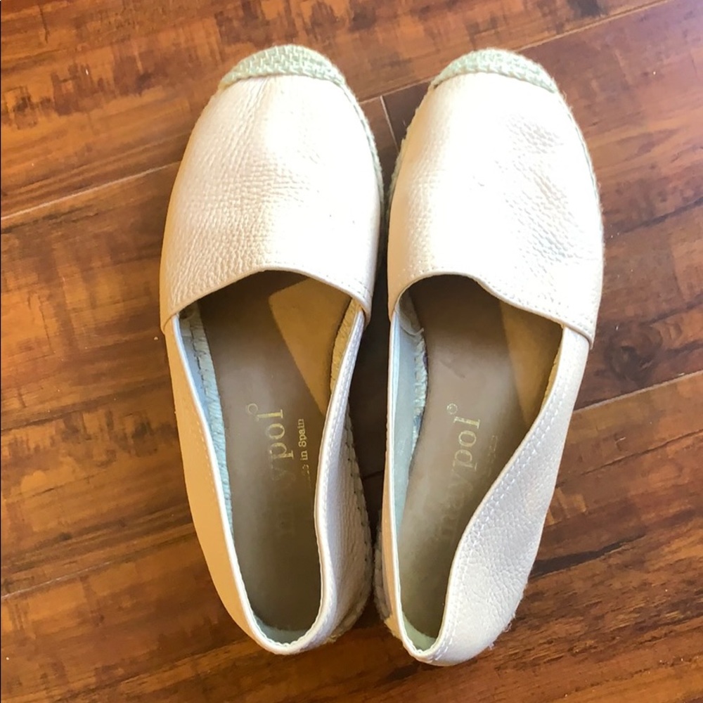 Maypol Anthropologie Selena Leather Espadrilles